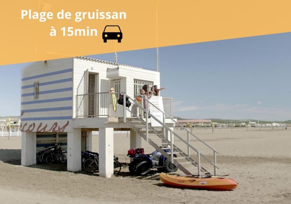 شقة L'Orchidee, Proche De La Gare Avec Clim Et Terrasse ناربون المظهر الخارجي الصورة