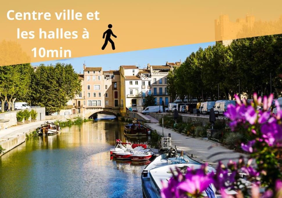 شقة L'Orchidee, Proche De La Gare Avec Clim Et Terrasse ناربون المظهر الخارجي الصورة