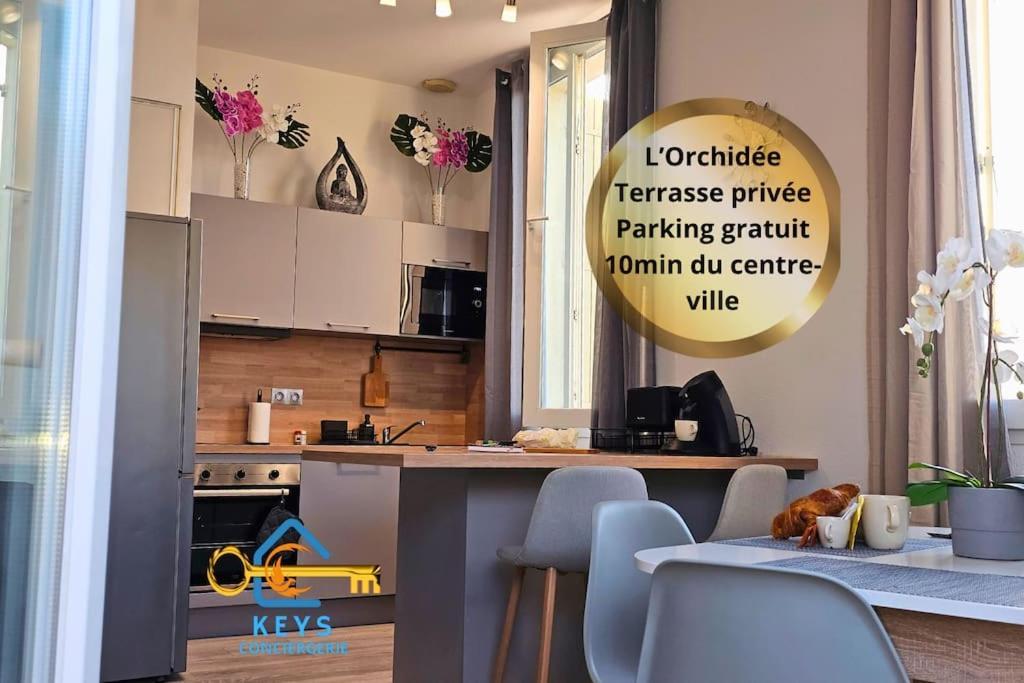 شقة L'Orchidee, Proche De La Gare Avec Clim Et Terrasse ناربون المظهر الخارجي الصورة